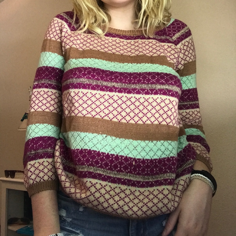 colorful sweater